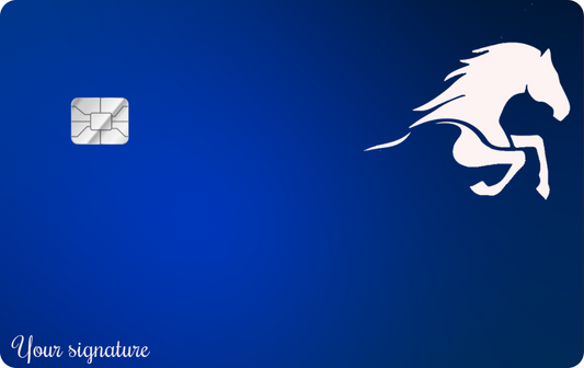 Horse MetaL Card